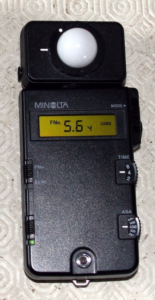 Minolta flash meter iiif manual